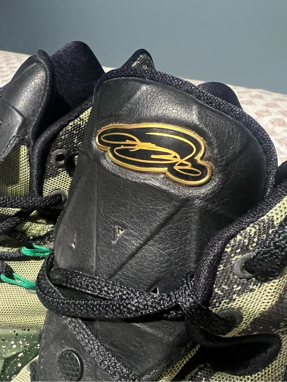 Nike LeBron All Star 13 Basketball Shoes - Olive Green Speckled